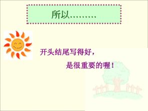 作文課件開頭的寫法
