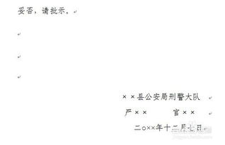 呈請搜查報告書格式(呈請)