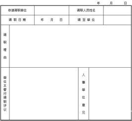 關于調職申請書(關于調職申請書（通用）)