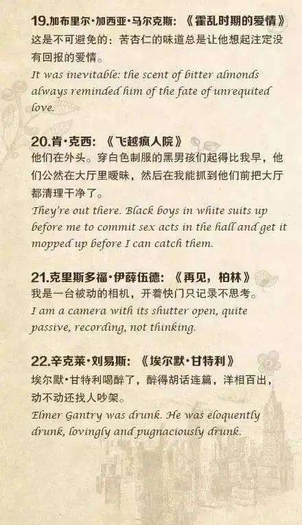 作文開頭對照