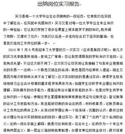出納實踐報告總結(jié)(出納實踐實習報告總結(jié))