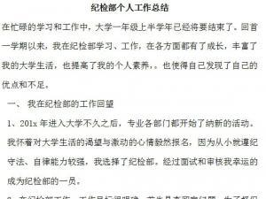 紀(jì)委年度考核個人總結(jié)(紀(jì)委年度考核總結(jié))