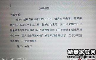 私企員工辭職報告(私企員工辭職報告)