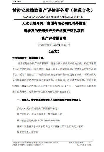 資產(chǎn)評估報(bào)告范文(資產(chǎn)評估報(bào)告（范文）)
