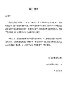 關于審計報告范文(關于審計報告的作用)