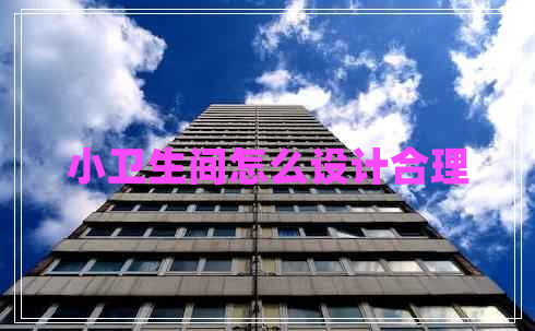 小衛(wèi)生間怎么設(shè)計(jì)合理