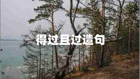 得過且過造句