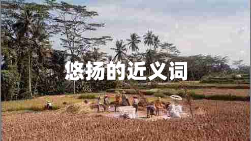 悠揚的近義詞