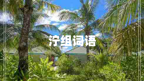 濘組詞語
