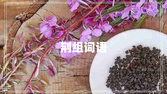 荊組詞語