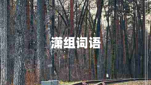 瀟組詞語