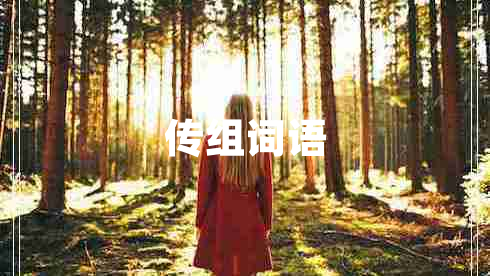 傳組詞語
