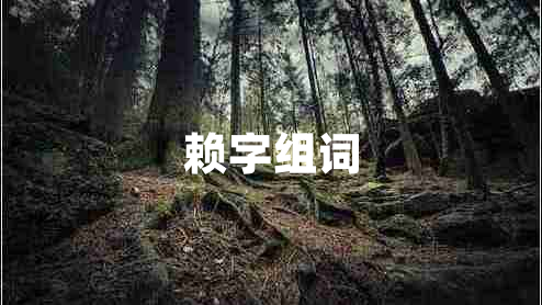 賴字組詞