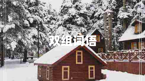雙組詞語