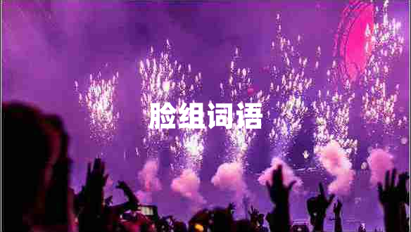 臉組詞語