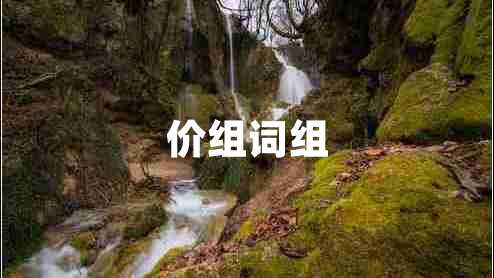 價組詞組