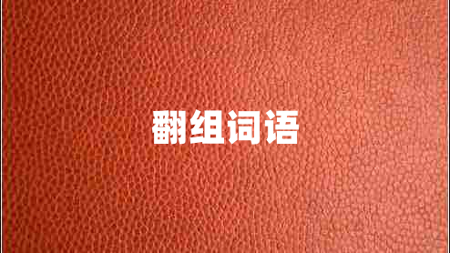 翻組詞語