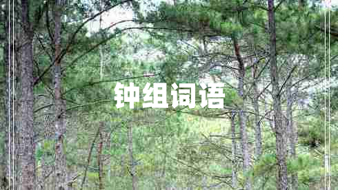 鐘組詞語