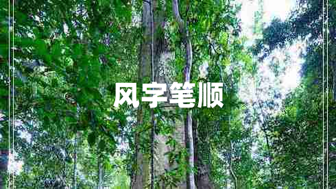 風字筆順