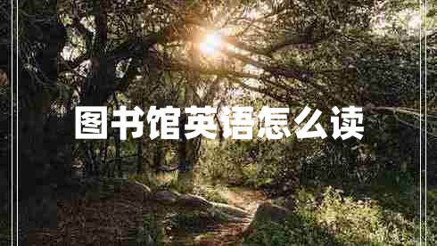 圖書館英語怎么讀