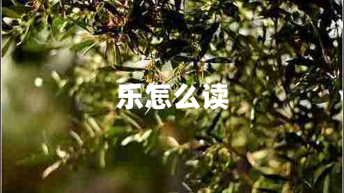 樂怎么讀