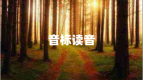 音標(biāo)讀音