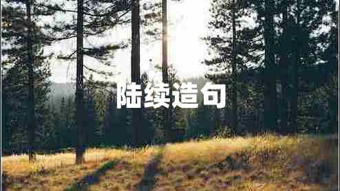 陸續(xù)造句