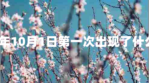 1954年10月1日第一次出現(xiàn)了什么方隊(duì)