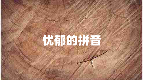 憂郁的拼音