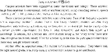 英語(yǔ)作文校園活動(dòng)多樣性