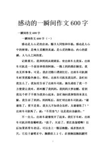校園感動作文500字