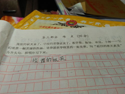 作文,描寫,景色,秋天