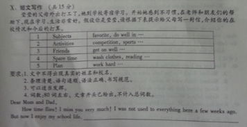 校園生活中考英語作文
