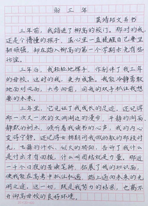 作文,書法,進(jìn)校園,百字
