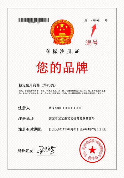 這商標就釘了四個角是怎么回事6378
