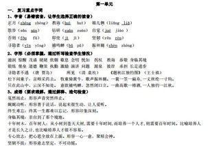 語文五級上冊基礎(chǔ)知識題