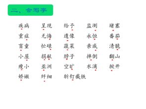 人教版四級下冊語文基礎知識多音字ppt