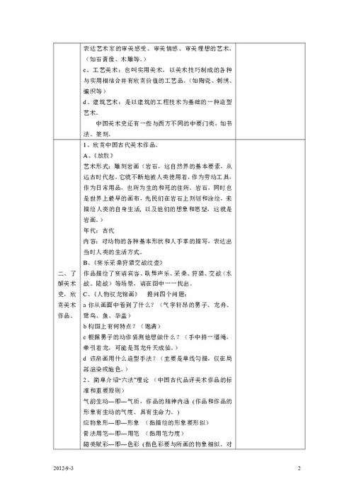 介紹中國畫基礎(chǔ)知識教案