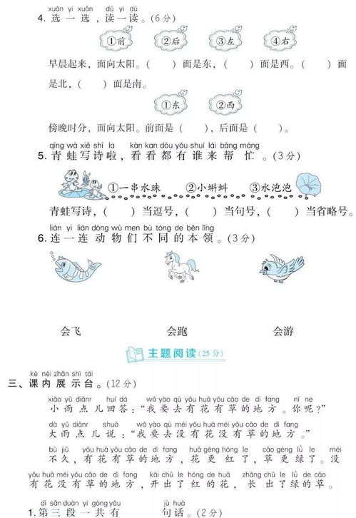 一年級(jí)語(yǔ)文基礎(chǔ)知識(shí)訓(xùn)練題,一年級(jí)上冊(cè)語(yǔ)文基礎(chǔ)知識(shí)訓(xùn)練,一年級(jí)語(yǔ)文基礎(chǔ)知識(shí)匯總