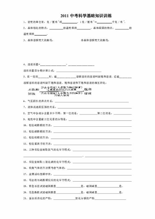 連云港科學(xué)基礎(chǔ)知識(shí)考什么
