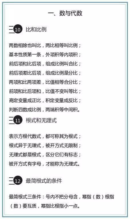 初中數(shù)學(xué)落實基礎(chǔ)知識