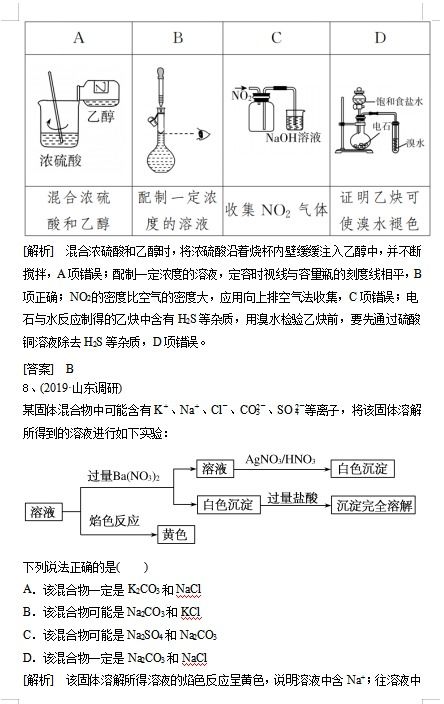 分析化學(xué)實驗基礎(chǔ)知識筆試