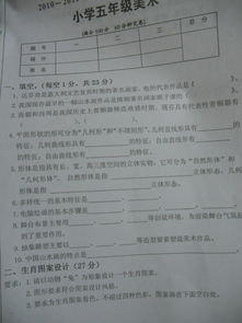 小學(xué)美術(shù)常識和基礎(chǔ)知識
