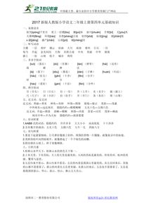 最新人教版二級上基礎(chǔ)知識