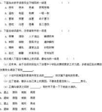 高三語文基礎(chǔ)知識整理浙江,高三語文知識點整理,高三語文基礎(chǔ)知識測試