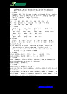 人教版小學語文畢業(yè)基礎知識大全