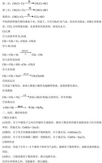 高中選修5有機化學基礎知識